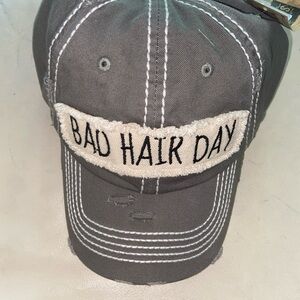 Stetson Dark Gray Cap with White Stitching